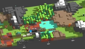 单机游戏《一起开火车 Unrailed!》中文版下载v2.1.023DA8595