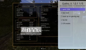 switch游戏《哥特王朝2 Gothic II》英文版金手指下载1.0.1